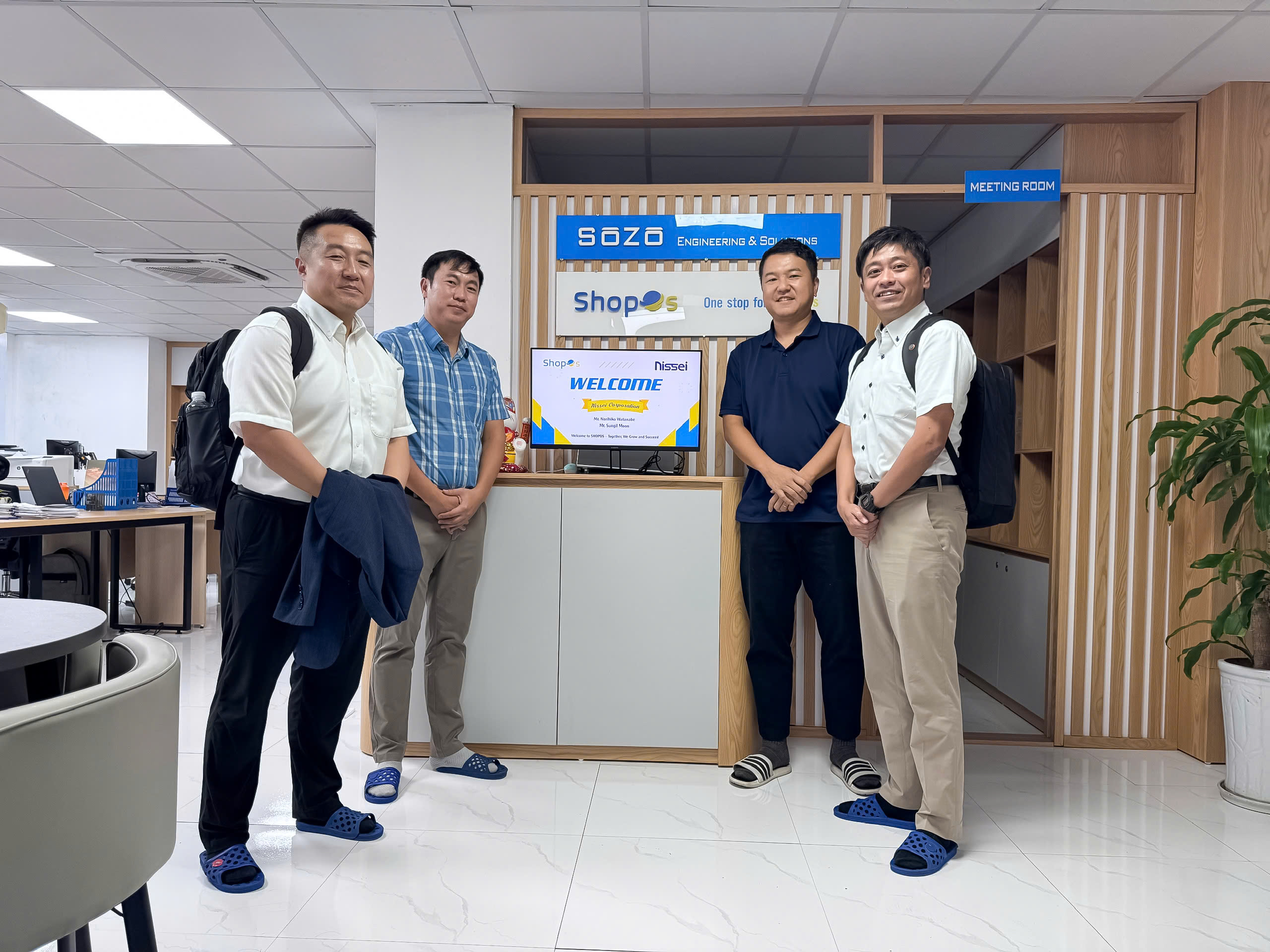Đại diện Nissei Corporation thăm và làm việc tại Shopos ngày 23/09/2025
